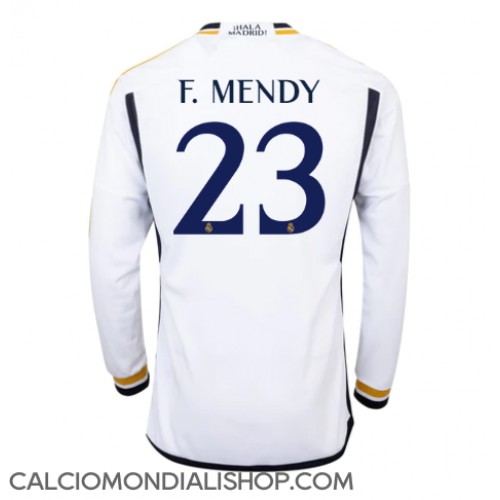Maglie da calcio Real Madrid Ferland Mendy #23 Prima Maglia 2023-24 Manica Lunga